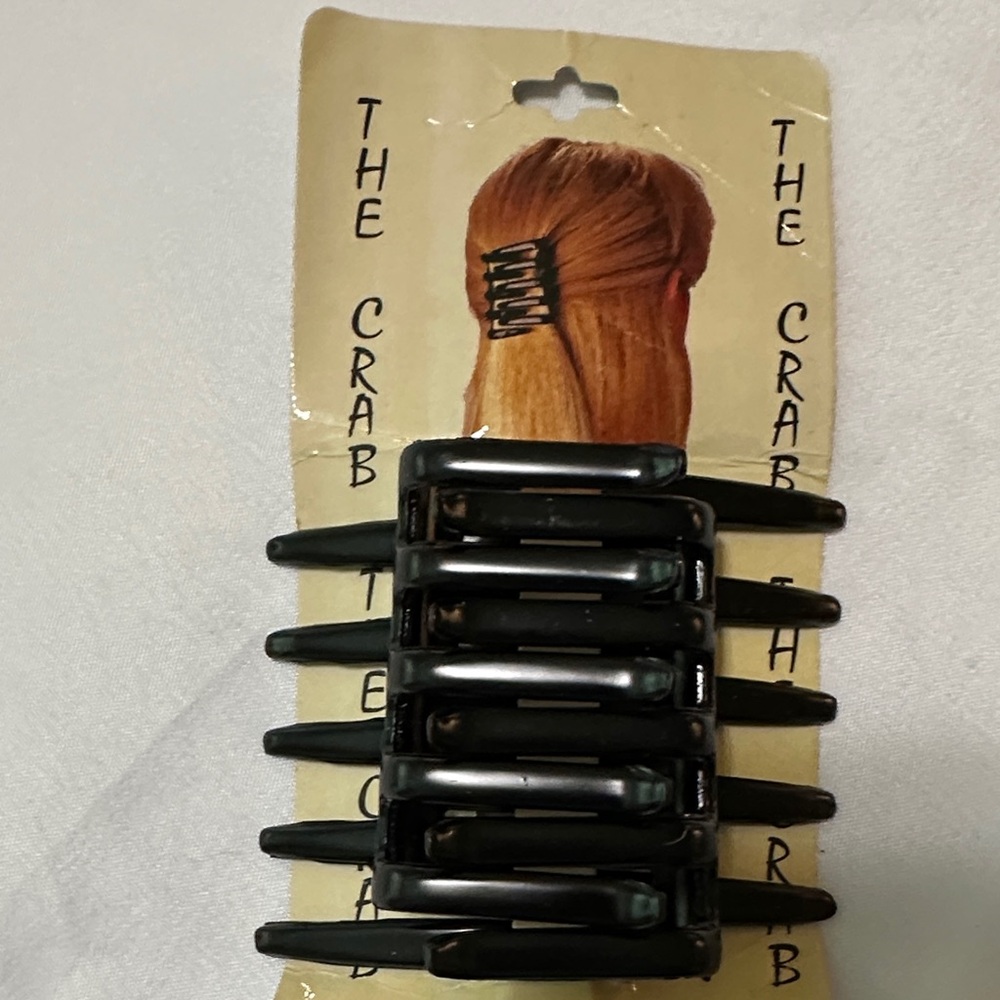 Black Hair Clips Set